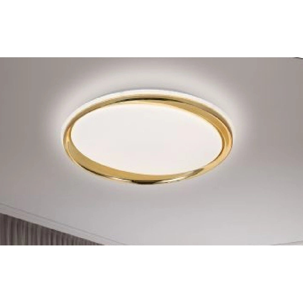 Trade Shop - Lampadario Plafoniera Luminosa Led Da Soffitto Dimmerabile 3 Toni Di Luce C25-3c -