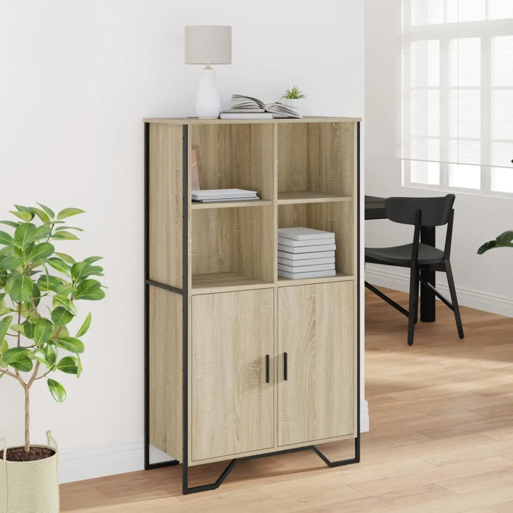 Credenza Rovere Sonoma 79,5x35,5x137,5 cm in Legno Multistrato 3295308