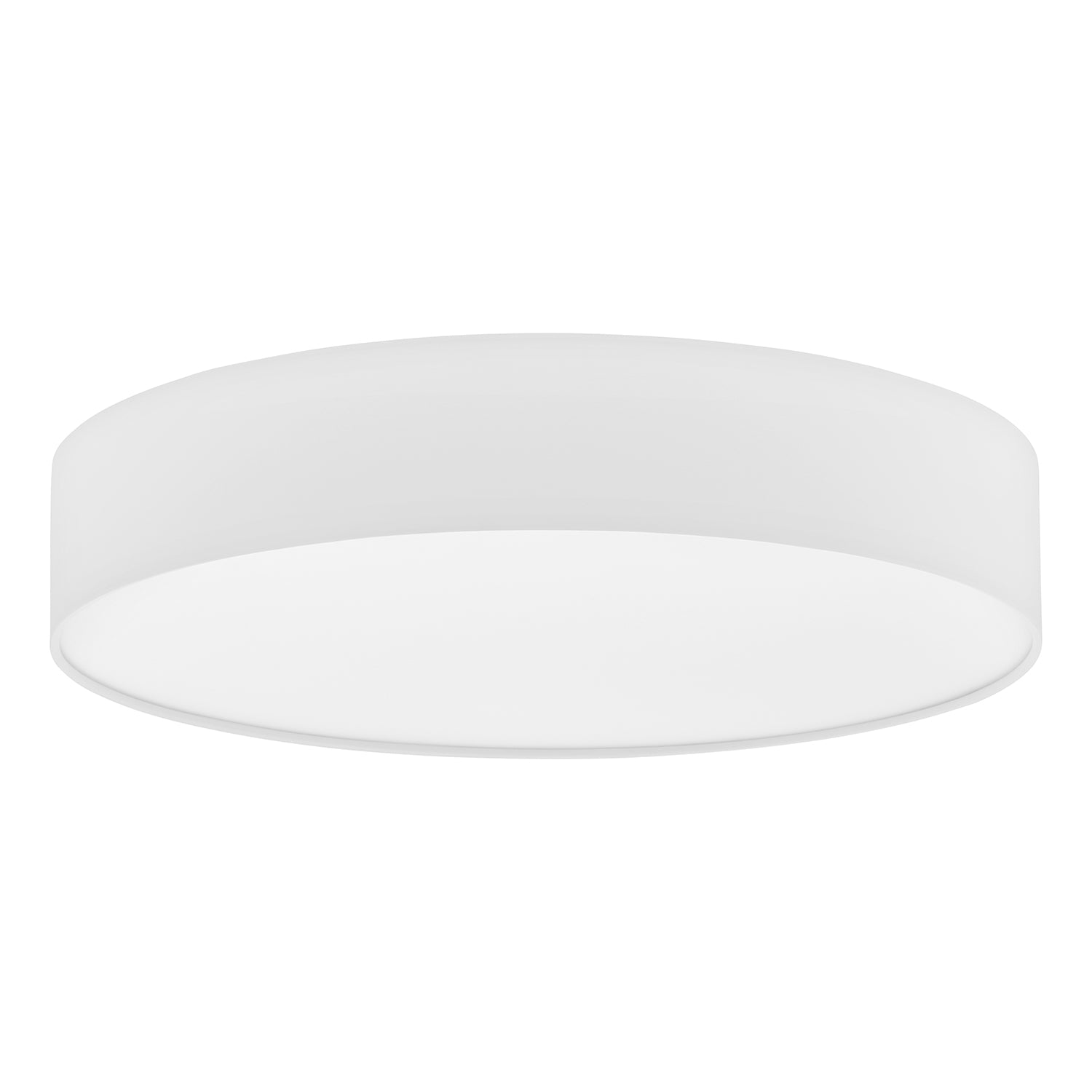 Plafoniera Moderna Romao 1 Acciaio Bianco Luce Led Integrato 36W