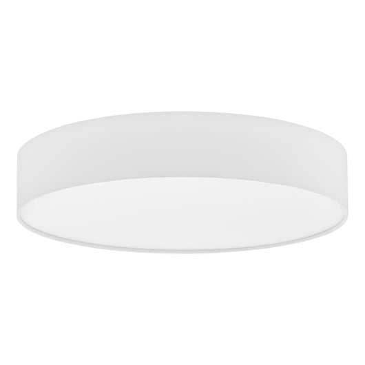 Plafoniera Moderna Romao 1 Acciaio Bianco Luce Led Integrato 36W