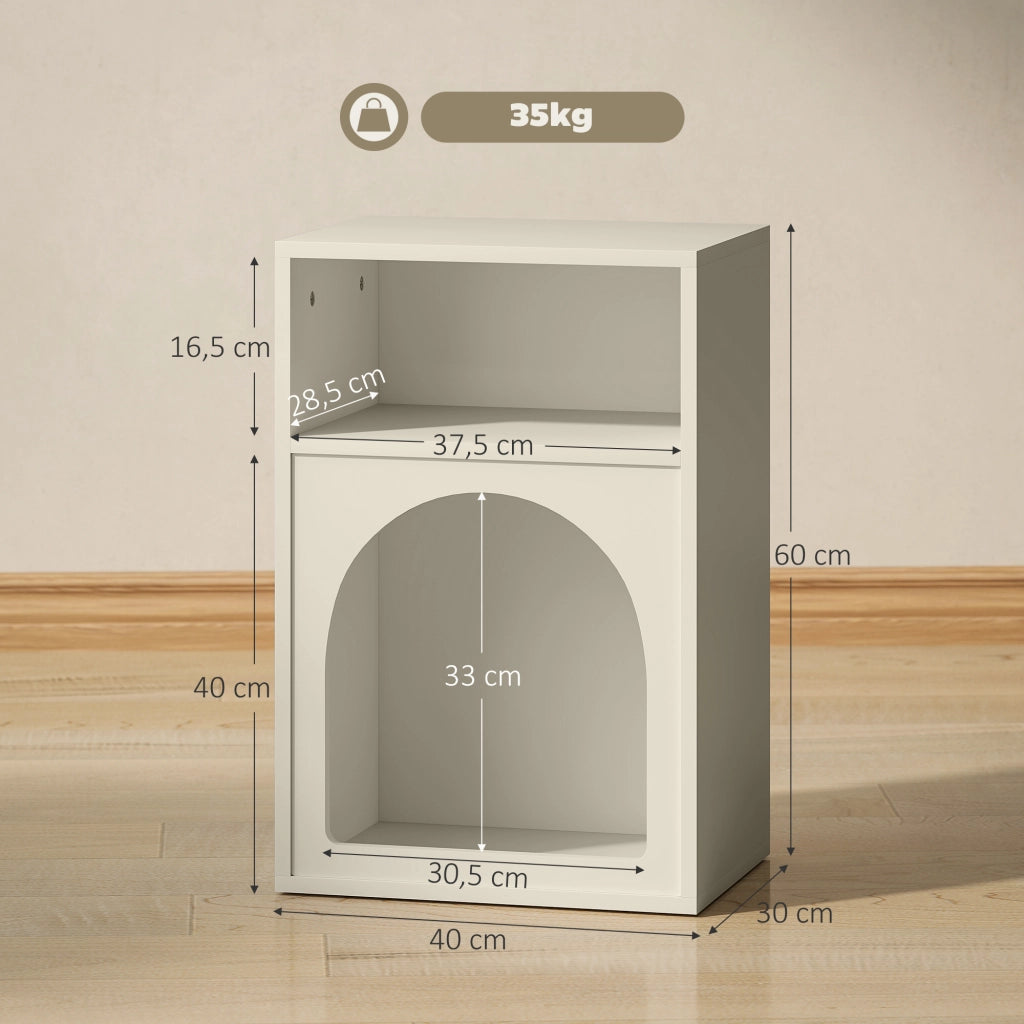 Comodino ¨C zephmum ¨C crema 40x30x60