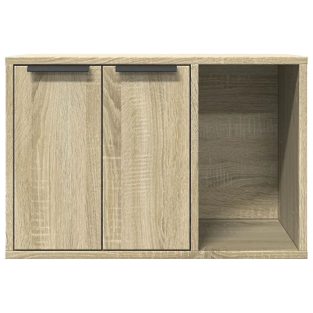 Recinto Lettiera Gatti Rovere Sonoma 60x40x40 cm in Truciolato 857726