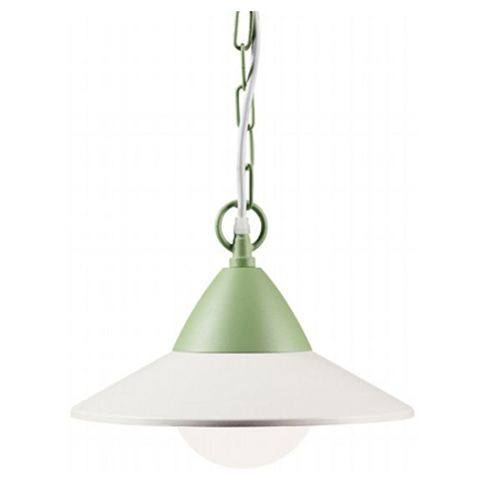 Sospensione Contemporanea Yukon Alluminio Metallo Nero E Arancio 20W Led Cct3