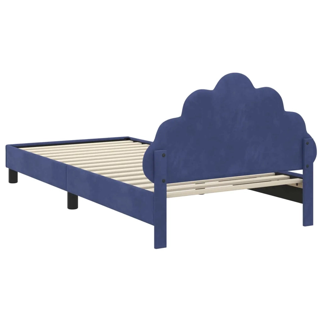 Struttura letto bambini con testata-Giroletto per bambini Blu Polizia 80 x 200 cm 458567