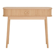 Tavolo Consolle Nikko, Marrone, MDF, 100x30x80,5 cm