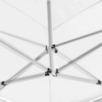 Gazebo Professionale Pieghevole Alluminio e Pareti 6x3m Bianco 45510