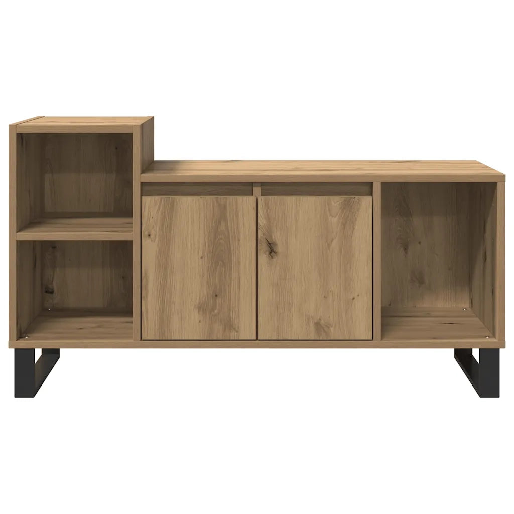 Mobile TV Rovere Artigianale 100x35x55 cm in Legno Multistrato