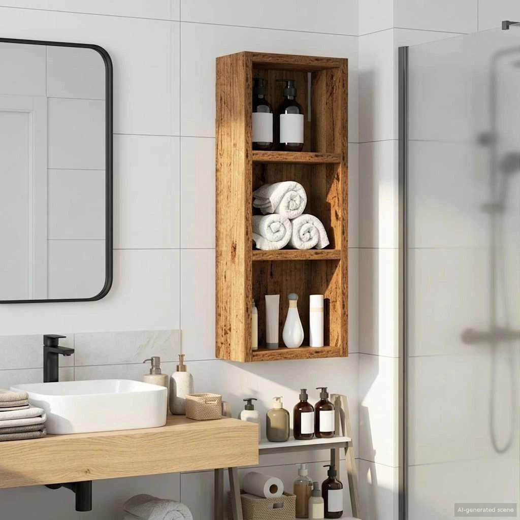Armadio da bagno a muro Legno vecchio 20 x 10 x 50 cm 889285