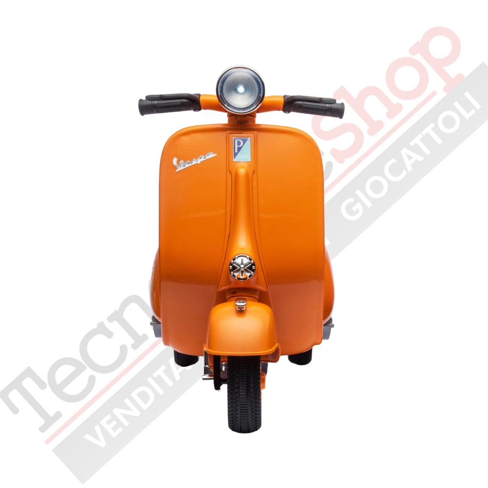 Vespa Sidecar Small Special 6V per Bambini con Licenza Ufficiale Piaggio-Arancione