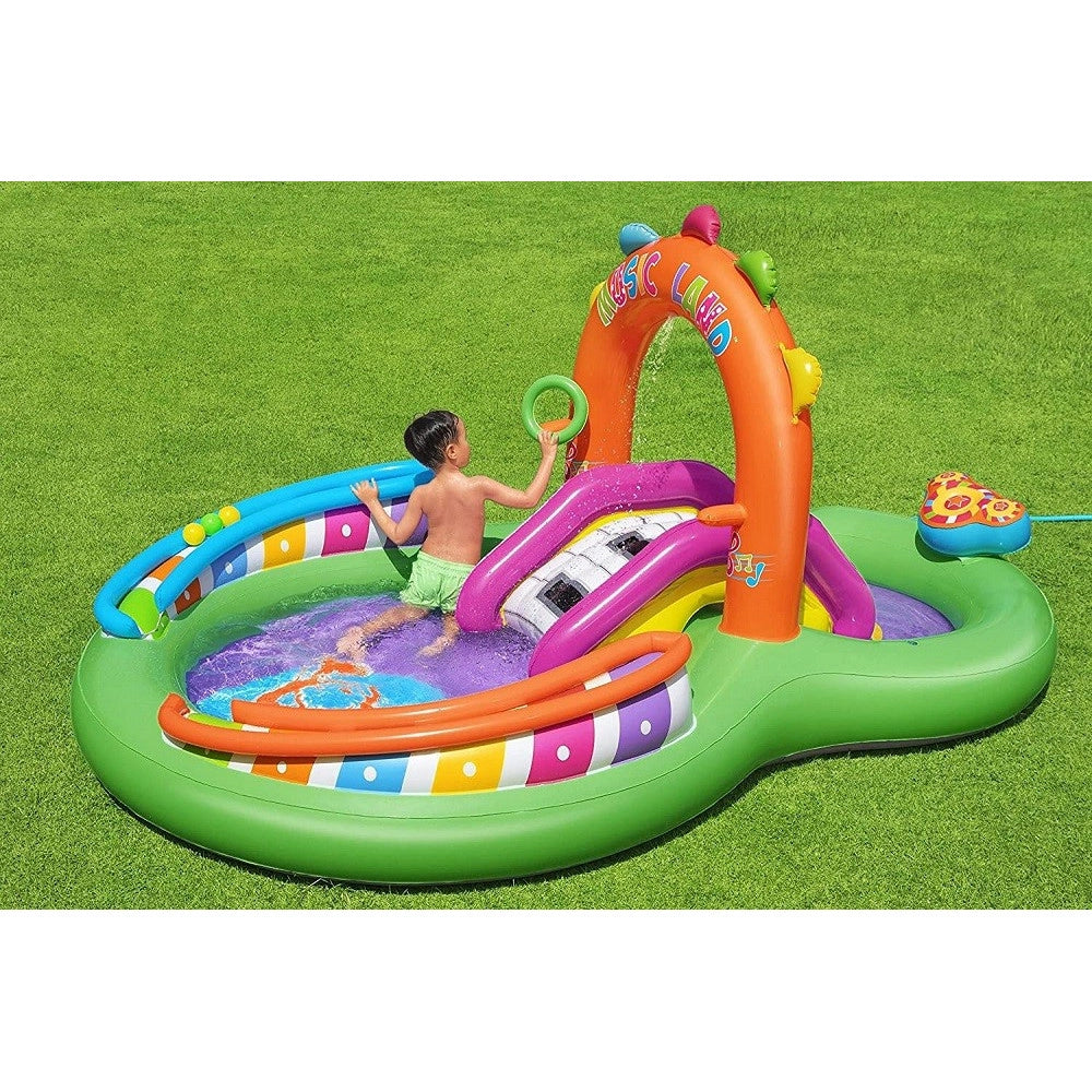 Trade Shop - Play Center 295x190x137 Cm Canta E Splash Piscinetta Per Bambini 2 Anni+ 53117 -