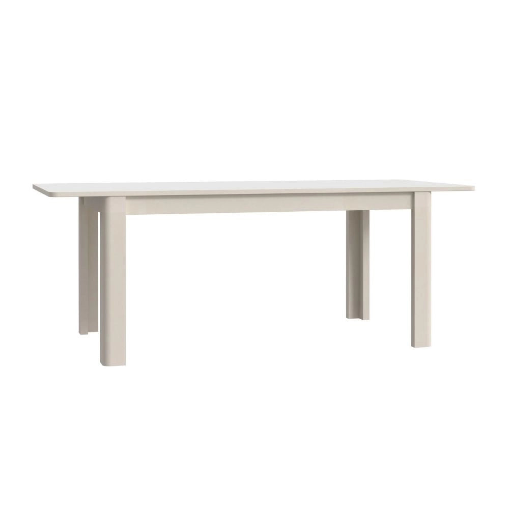 Tavolo rettangolare allungabile Mono Core 160/206 cm con allunga centrale colore cashmere