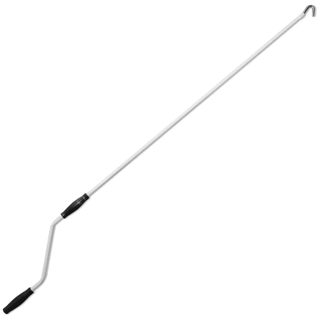Tenda da Sole Pieghevole Manuale 350 cm Blu/Bianca 275564