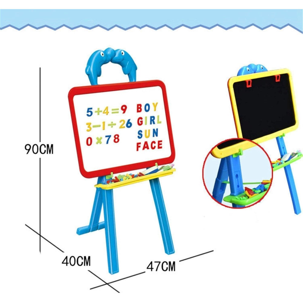Trade Shop - Tavolo Da Disegno Magnetico Per Bambini Con Treppiede Gioco Didattico Educativo -