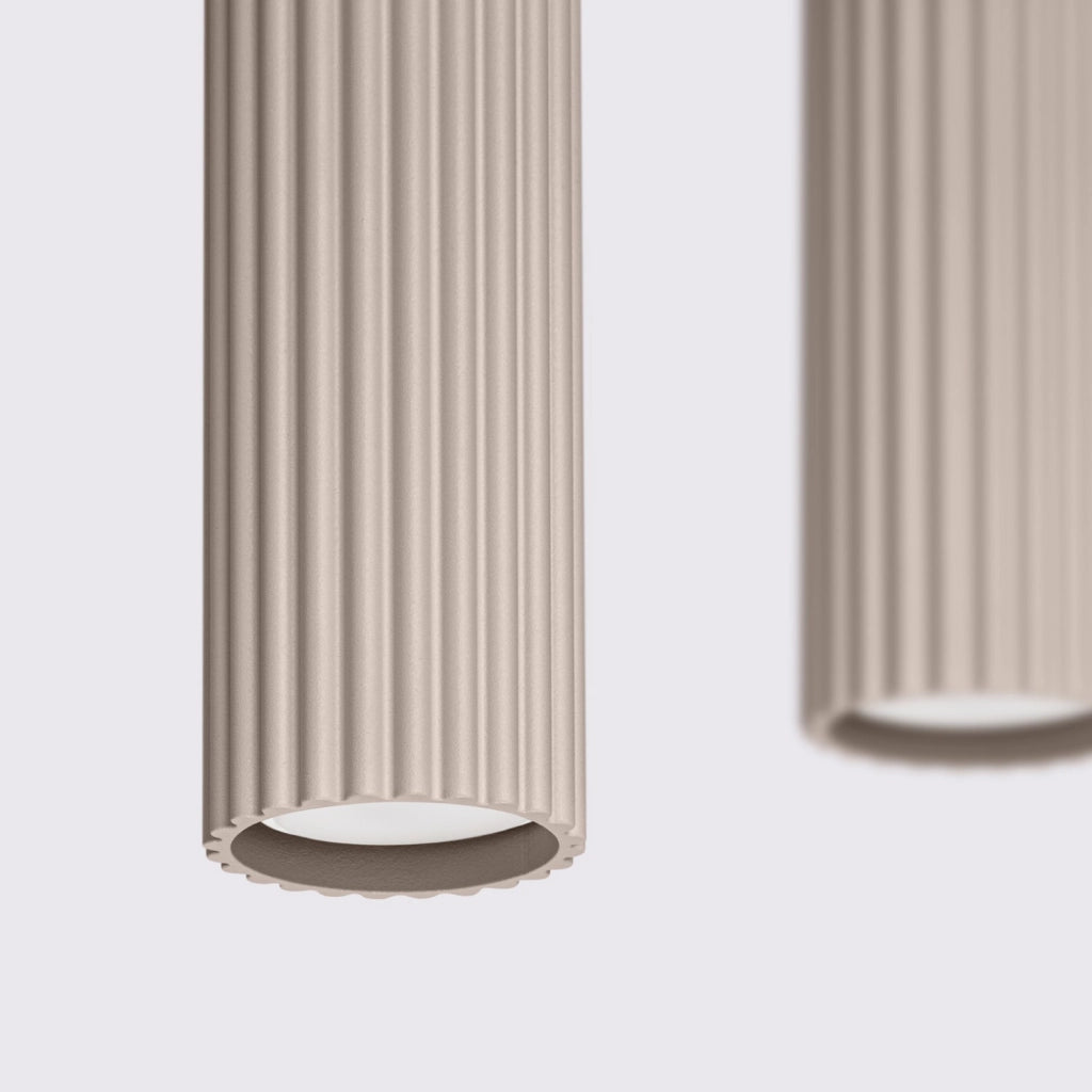 Lampada a sospensione KARBON 4L taupe