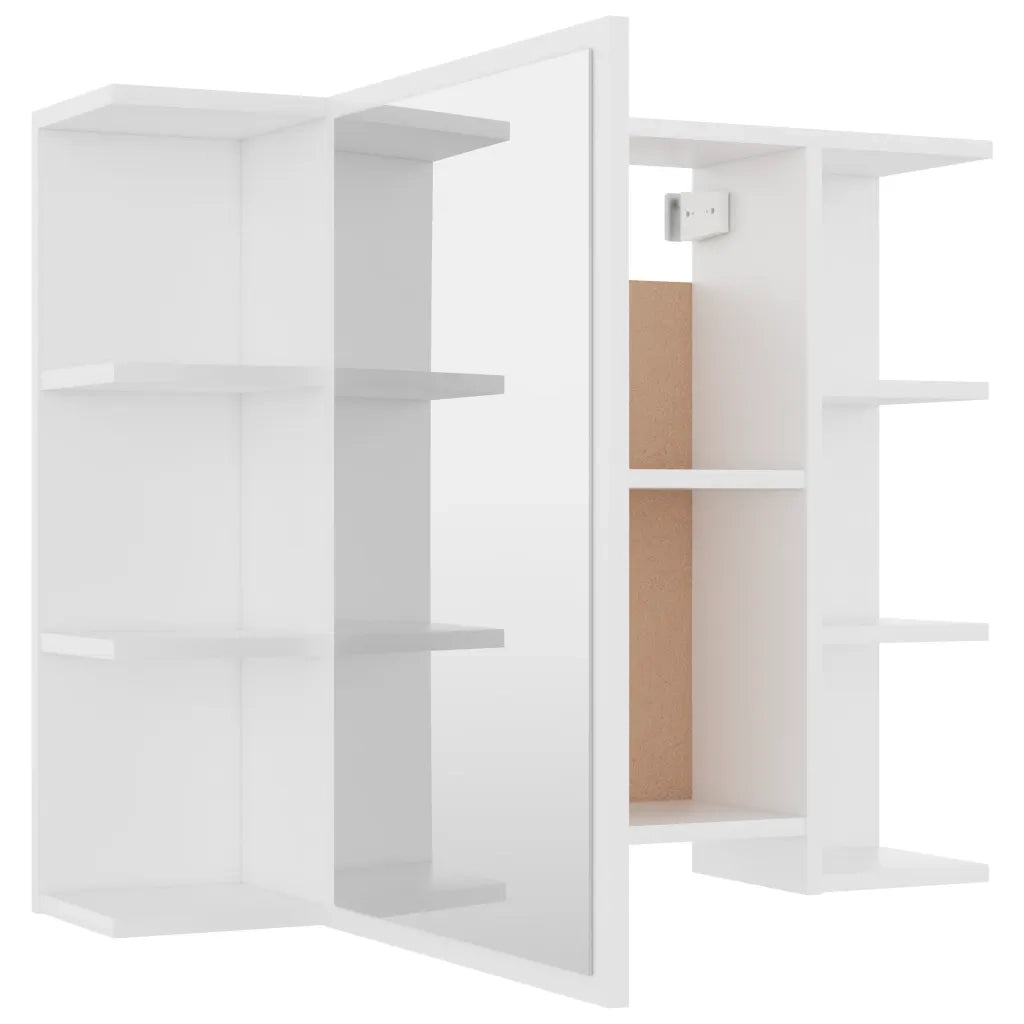 Set Mobili da Bagno 4 pz Bianco in Truciolato 3056898
