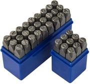 PUNZONI ALFANUMERICI 36pz LETTERE E NUMERI punzonatura marcatura 8mm