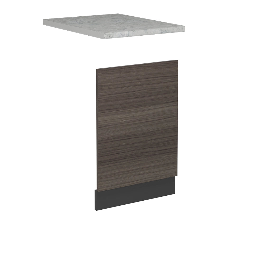 Pannello frontale R-Line Grigio nobile/Antracite 45 cm, PL Marmo Vicco