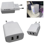 Trade Shop - Caricatore Alimentatore Caricabatterie 18w 5v-4,8a Con Doppia Entrata Usb Q-cd10 -