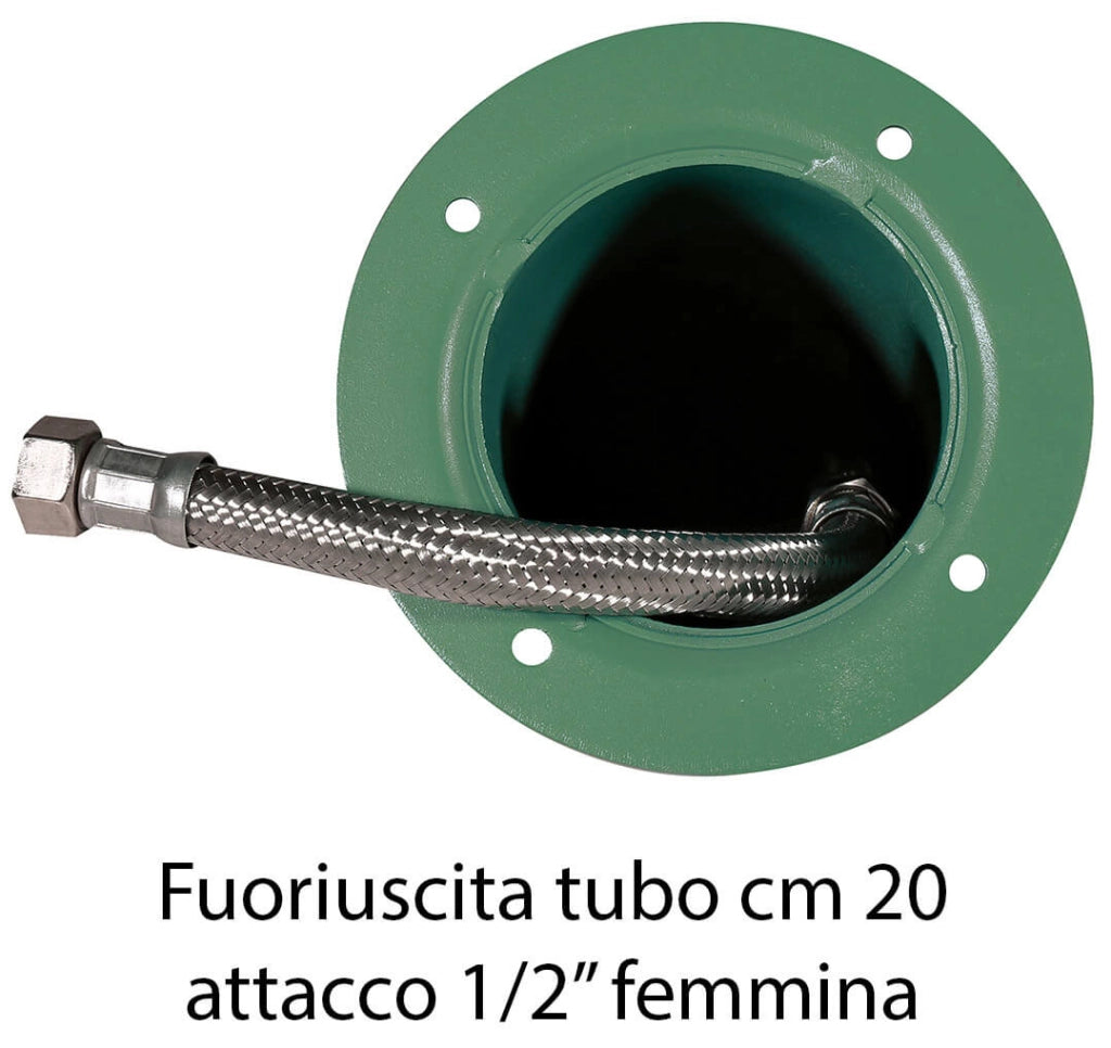 Fontana da Giardino con Doppio Rubinetto Belfer 42/ARRM Avorio