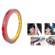 Trade Shop - Nastro Biadesivo 3mtx8mm Schiuma Acrilica Professionale Impermeabile Resistente -