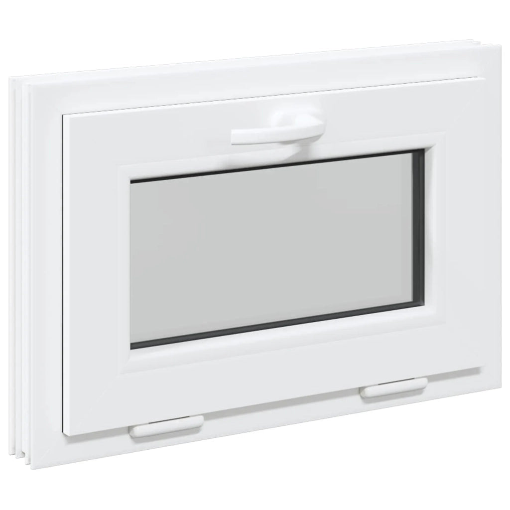 Finestra per Soffitta RISOR 60 x 40 cm PVC e Vetro Bianco CFW5050093