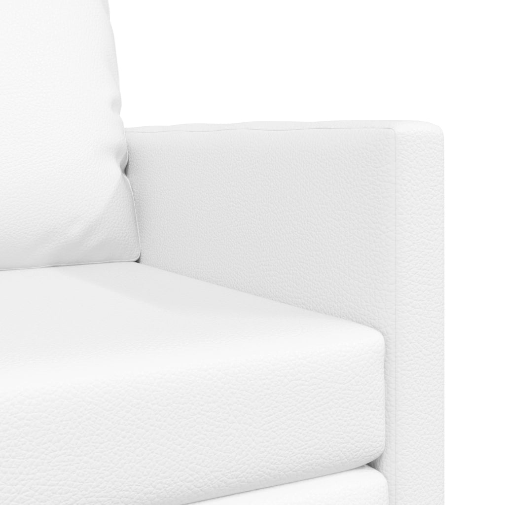 Divano Letto 2-in-1 Bianco 74x77x81 cm Pelle Sintetica