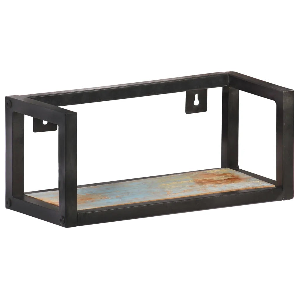 Mensole a Muro 2 pz 40 cm in Legno Massello di Recupero cod mxl 61977