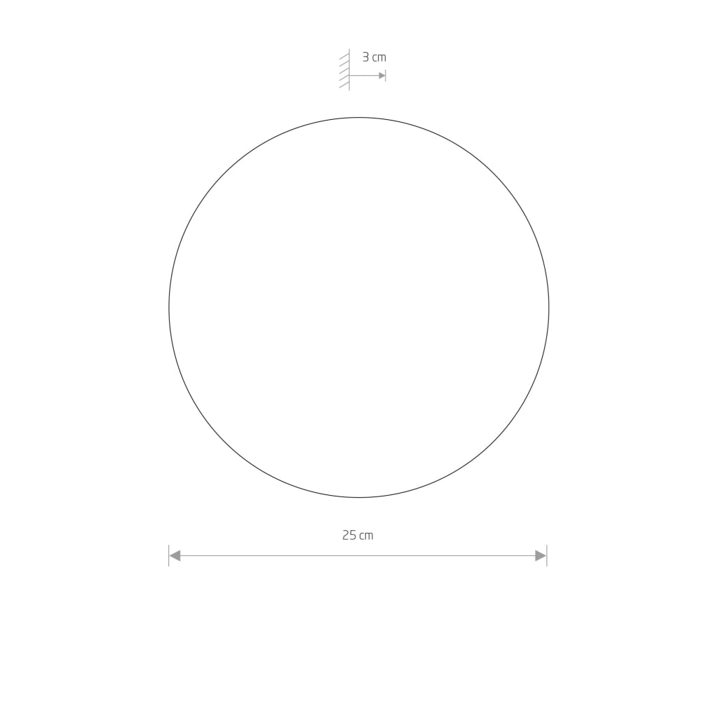 Applique tonda marrone 10W LED Ring M Nowodvorski 10352