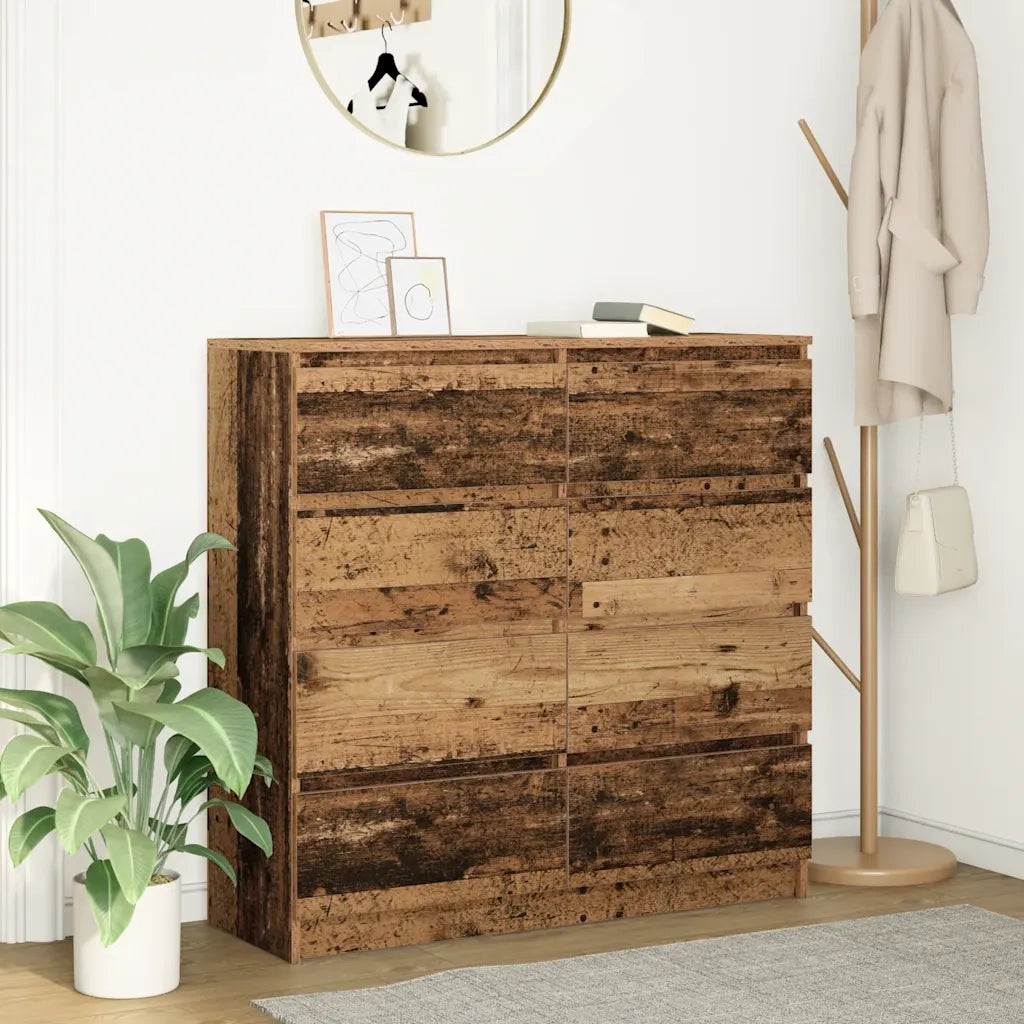 Credenza Legno Antico 100x35x99 cm in Legno Multistrato 3328496