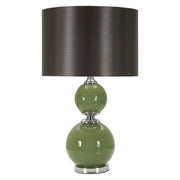Lampada da Tavolo VKH177, Verde, Metallo, 38x38x65 cm