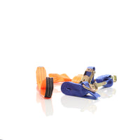 Set 4 cinghie pneumatici 35mmx3,5m 3000daN per fissaggio auto su bisarca carro attrezzi autocarro