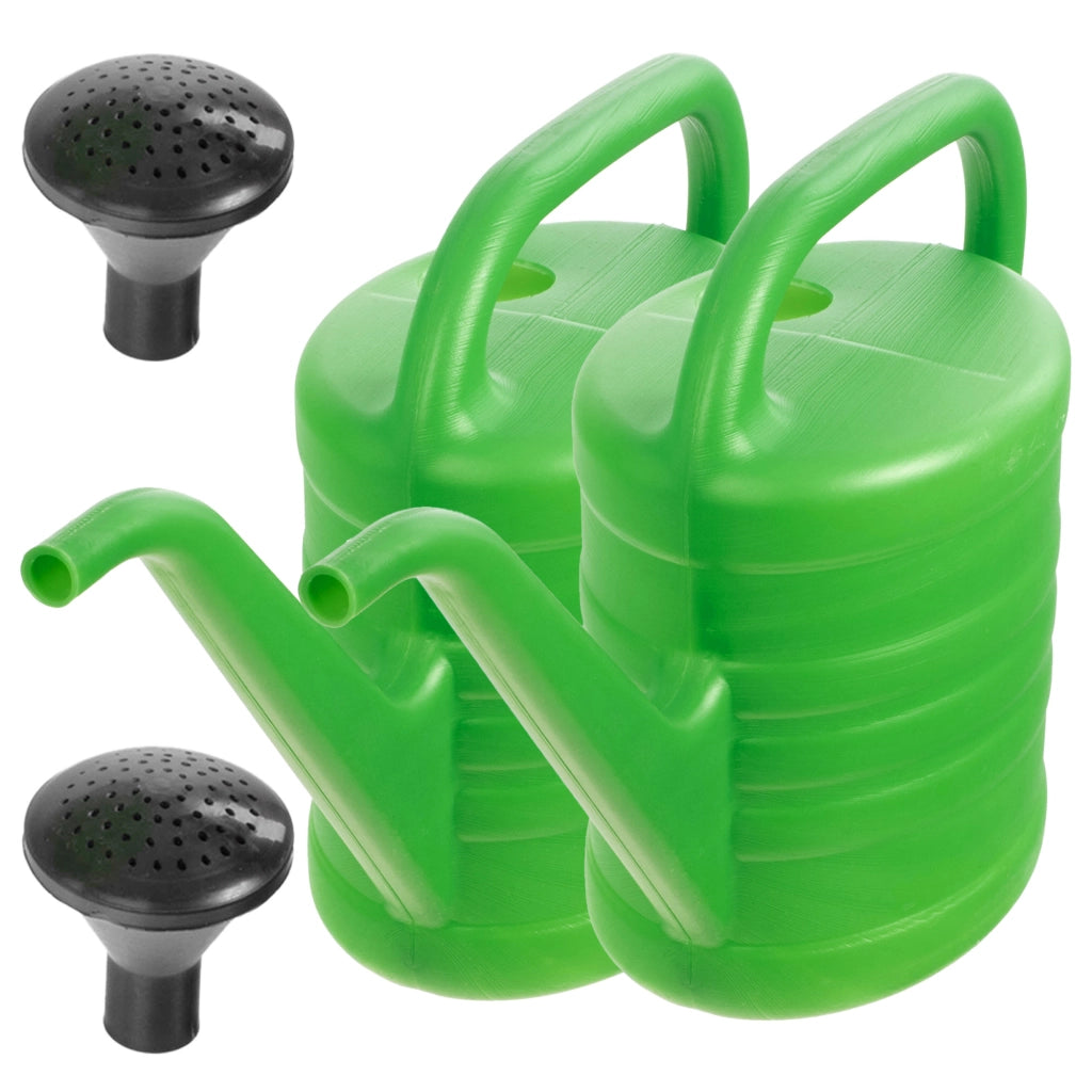 Annaffiatoio da giardino KADAX per innaffiare fiori, in plastica, per uso domestico, 2 x 2,5 litri