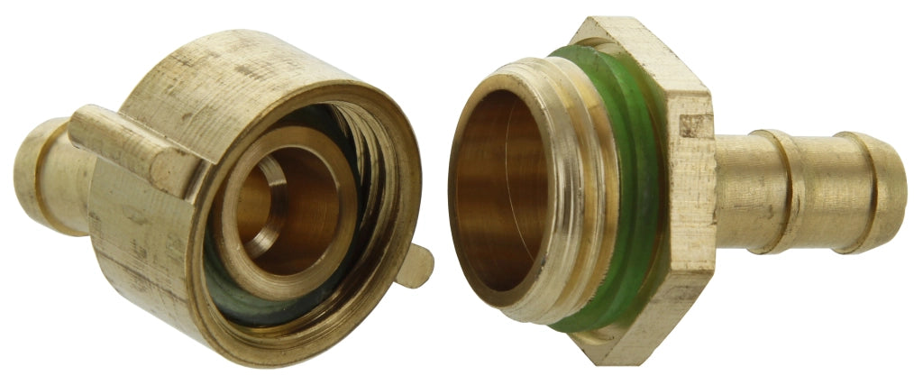 GIUNTATUBI OTTONE  3 PZ 1/2 X  8 MM- 1,0 pz