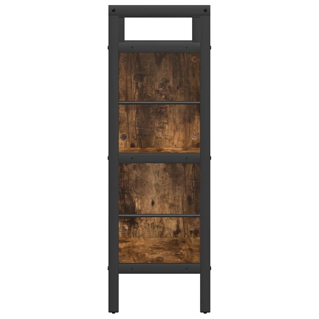 Libreria Rovere fumé 75 x 30 x 91 cm Legno multistrato
