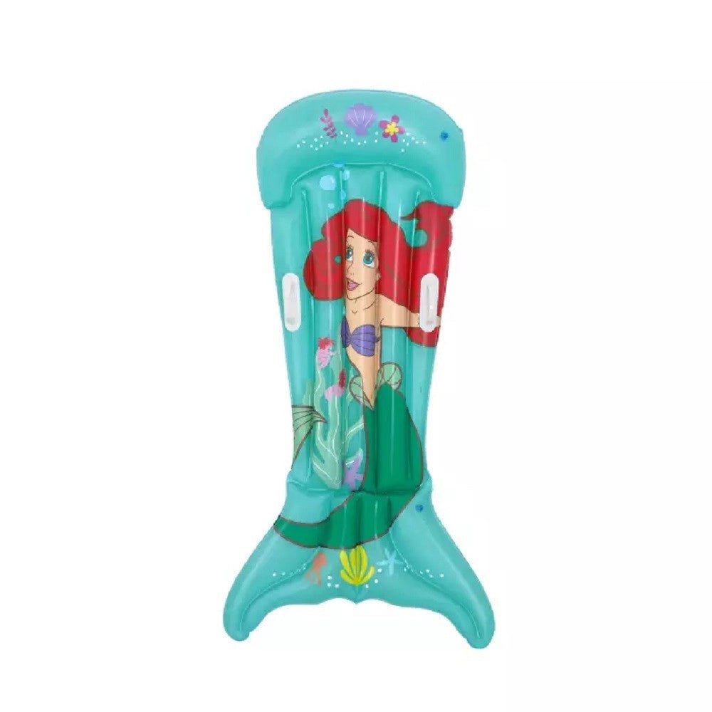 Trade Shop - Materassino Gonfiabile Sirenetta 158x81 Cm Con Maniglie Per Bambine Piscina 9101f -