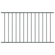 Pannello di Recinzione Acciaio Verniciato 1,7x1,25 m Antracite