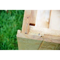 Cuccia per cani in legno, doghe  spessore 19mm Serie Lux - Mod. 100/01/L - 120001