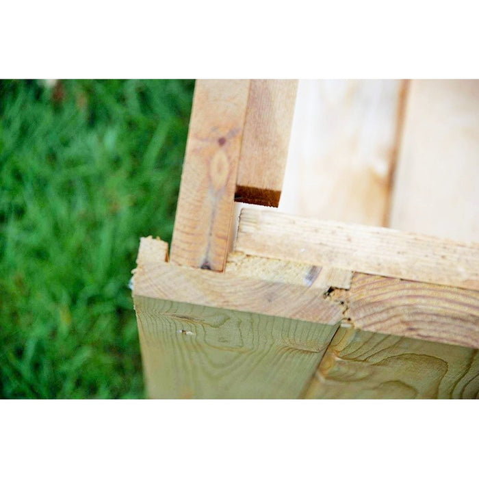 Cuccia per cani in legno, doghe  spessore 19mm Serie Lux - Mod. 100/01/L - 120001