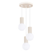 Lampada a sospensione SFERA beige 3 sfere G9 Pure Lume