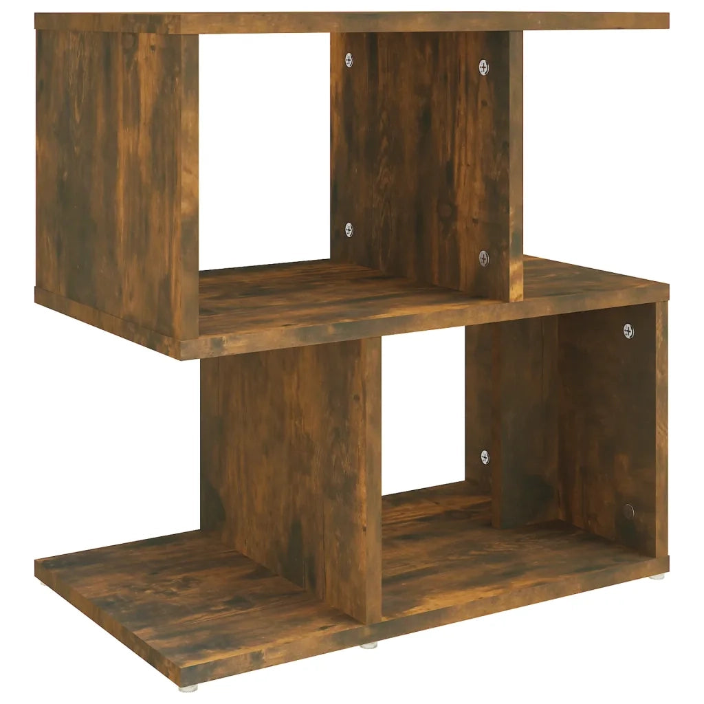 Comodini Rovere Fumo 2pz 50x30x51,5 cm in Legno Multistrato 815829