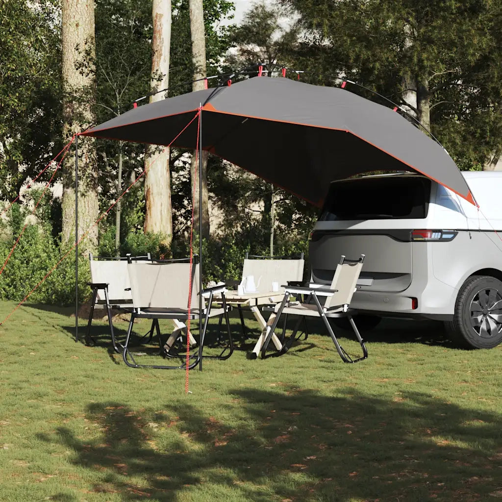 Tenda da campeggio | Tenda da campo per Auto Grigio e Arancione Impermeabile