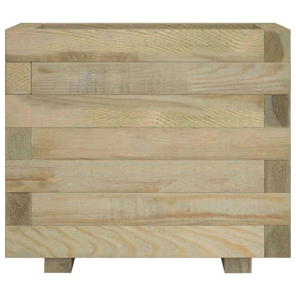 Fioriere | Cassetta per fiori | Letto Rialzato 50x50x40 cm Quadrato in Legno