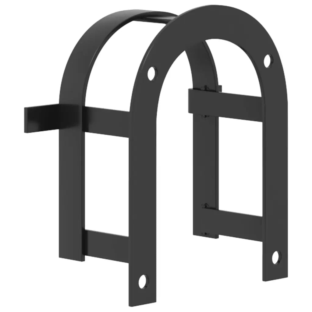 Portasella da Parete Nero in Ferro CFW2849358