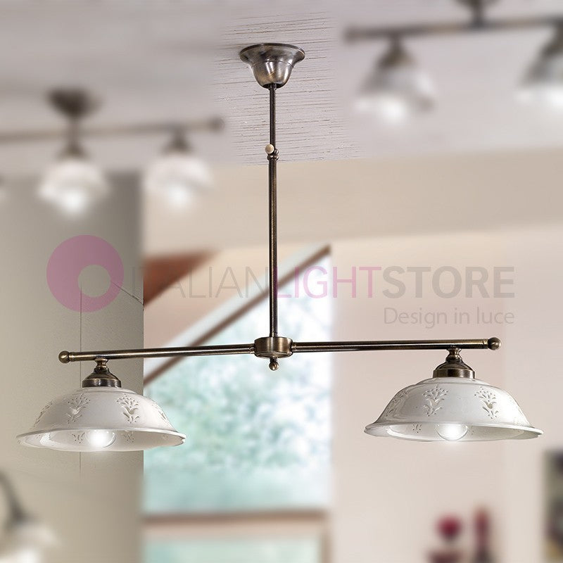 RIPARBELLA Bilancere in Ceramica e Ottone Rustico Country