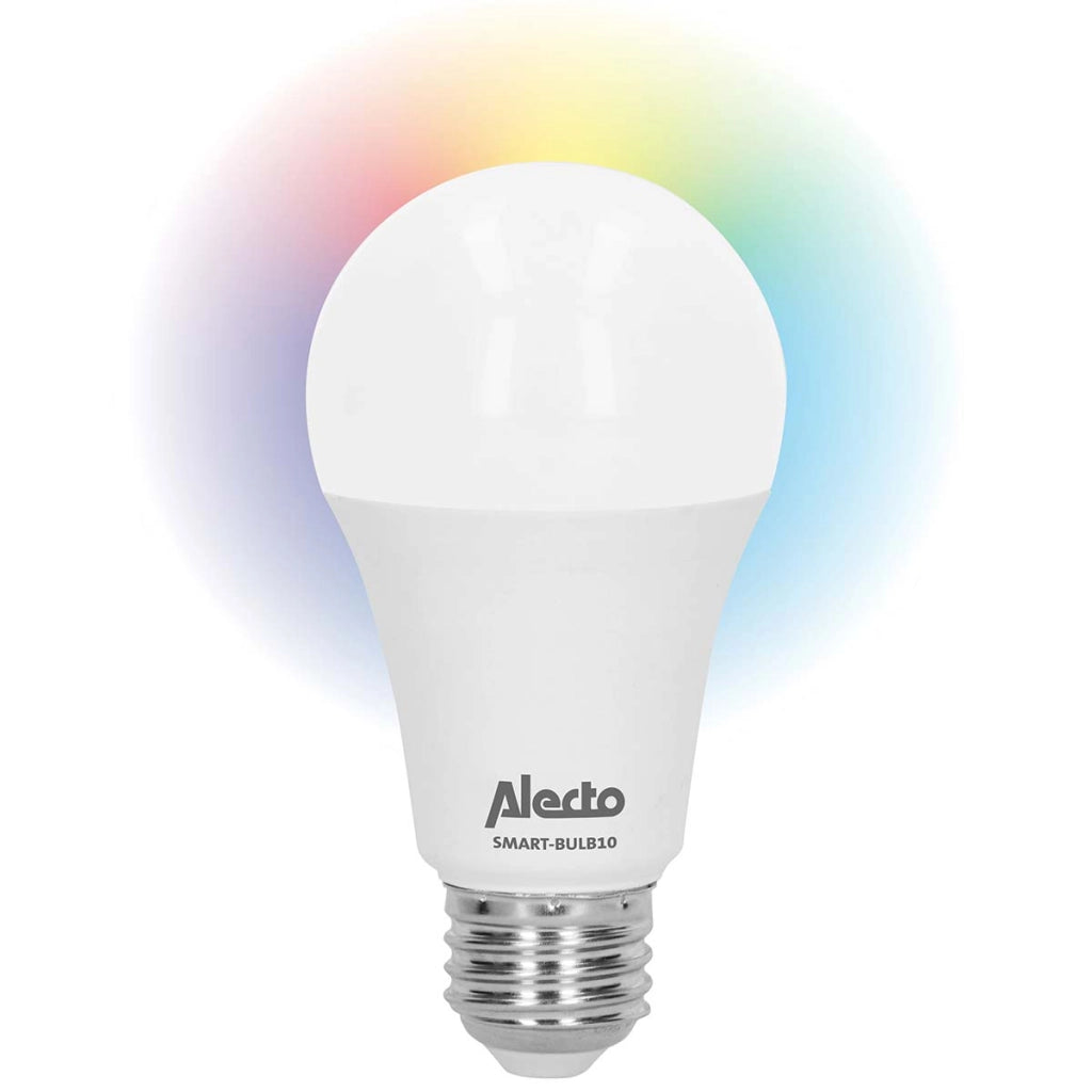 SMART-BULB10 Lampadina LED a colori connessa con Wi-Fi Bianco Alecto