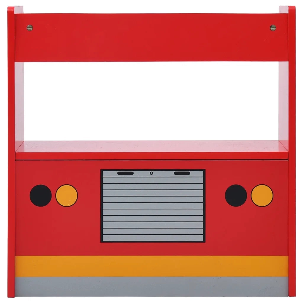 Set e Tavolo Sedie per Bambini 3pz Design Camion Pompieri Legno 286190