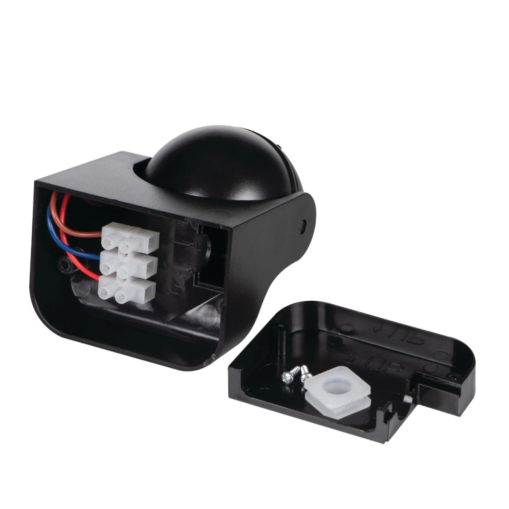 Sensore movimento PIR esterno IP44 nero 12m Kanlux
