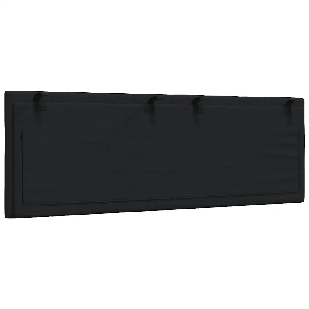 Cuscino Testiera Hanko Nero 140 cm in Tessuto CFW1583345