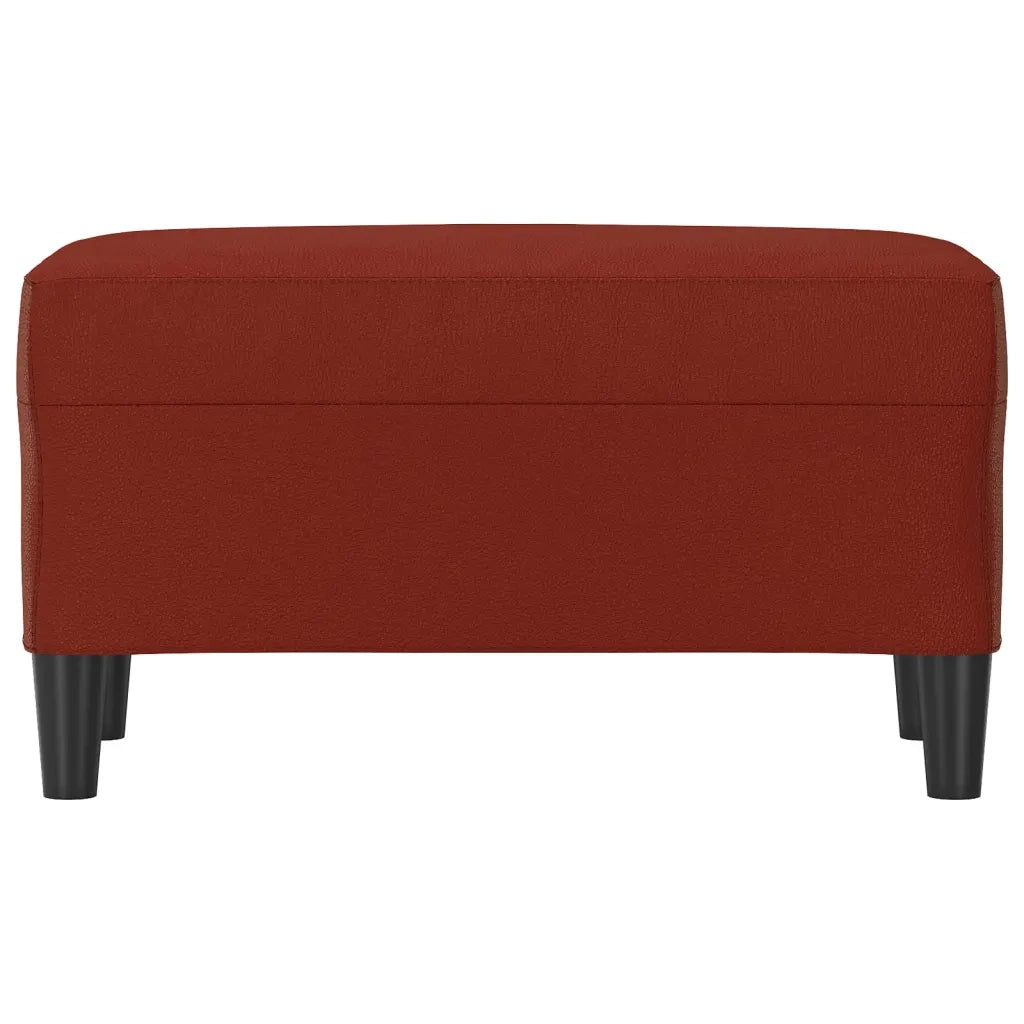 Panca Rosso Vino 70x35x41 cm in Similpelle 349395