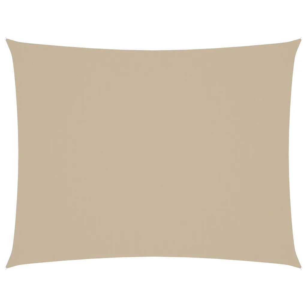 Parasole a Vela Oxford Rettangolare 3x4,5 m Beige